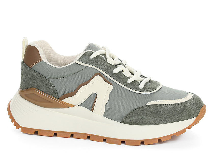 Tri-Color Cushioned Sneakers