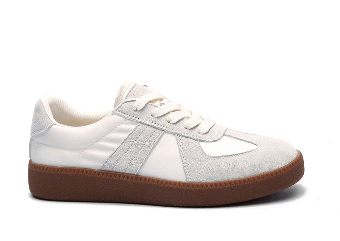 White Suede Casual Shoes