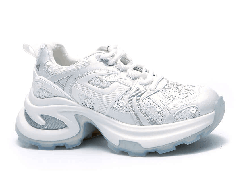 Perforated Cushioned Sneakers
