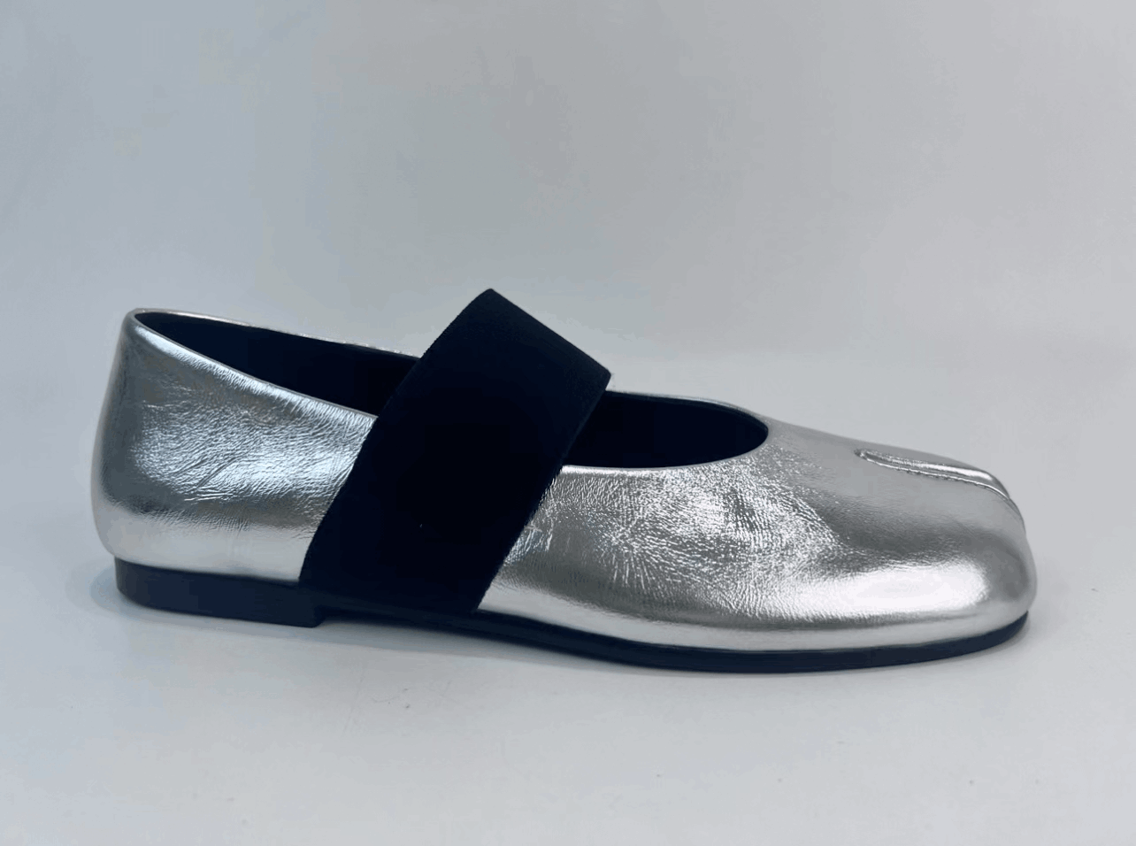 Silver Yoga Flats