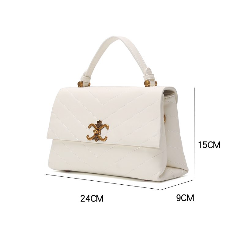 Exquisite Diamond-Quilted Handbag